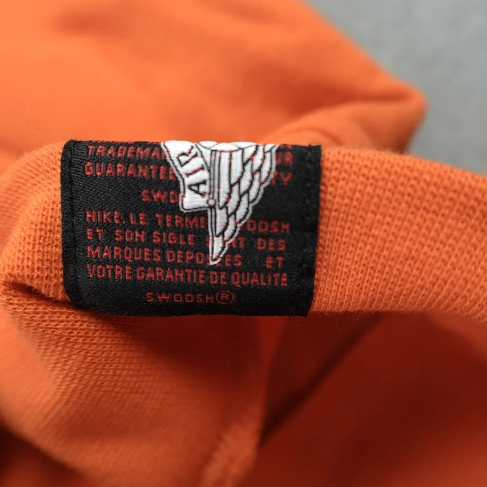 Jordan Hoodie Boys Youth XL Orange Brown Colorblock Jumpman Nike Air Pullover‎